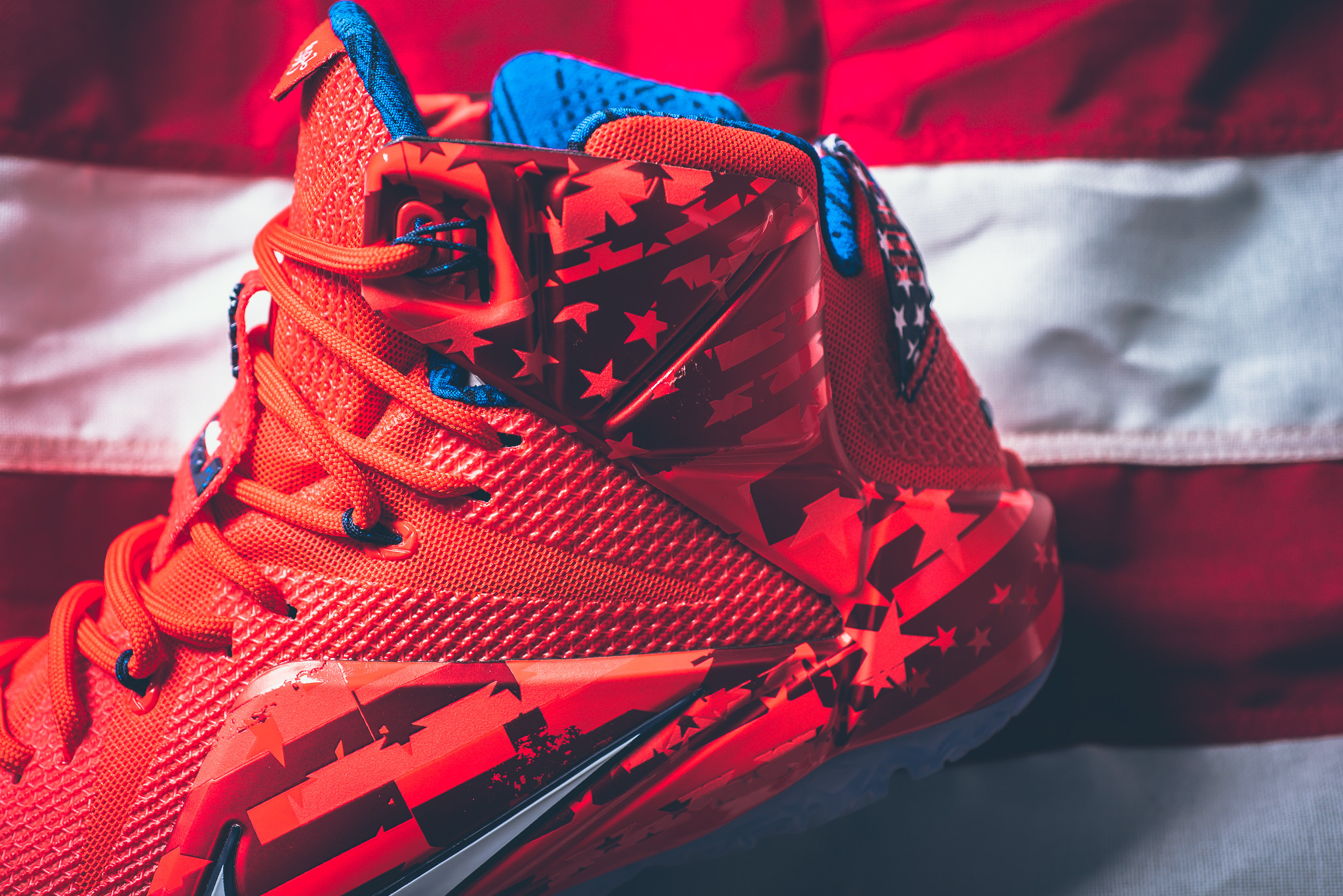 Lebron 12 Fourth Of July Online Sale 