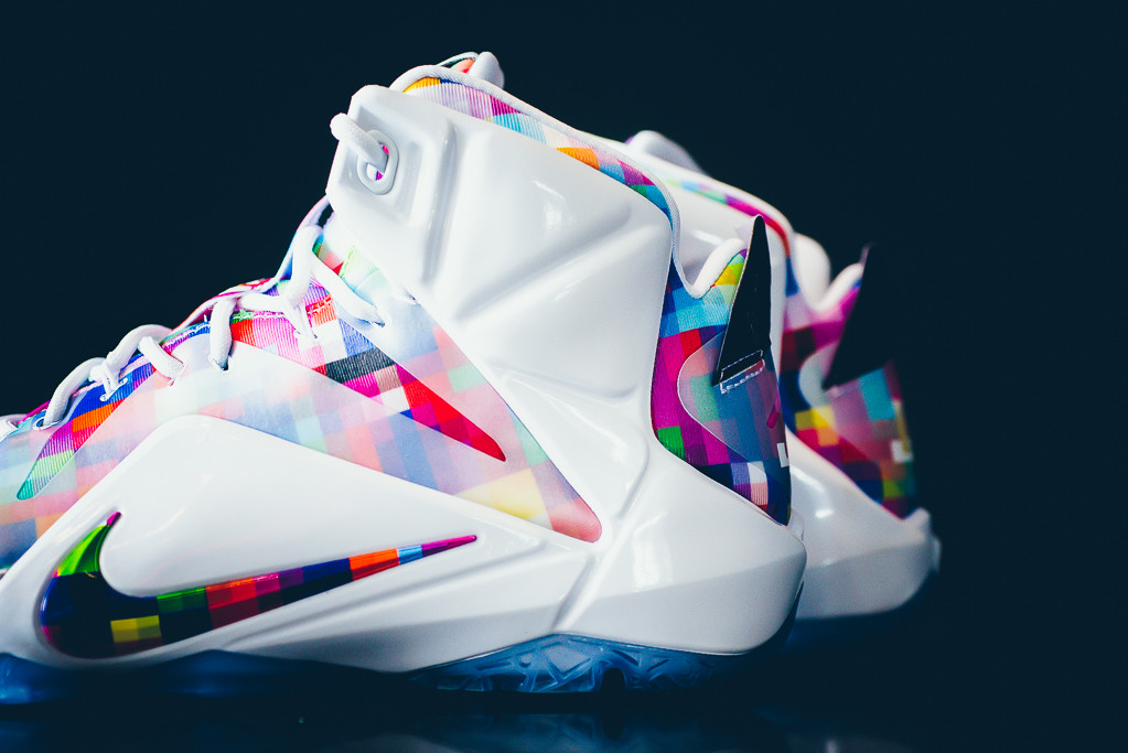 nike lebron 12 multicolor