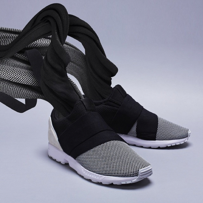 adidas zx flux slip on trainers