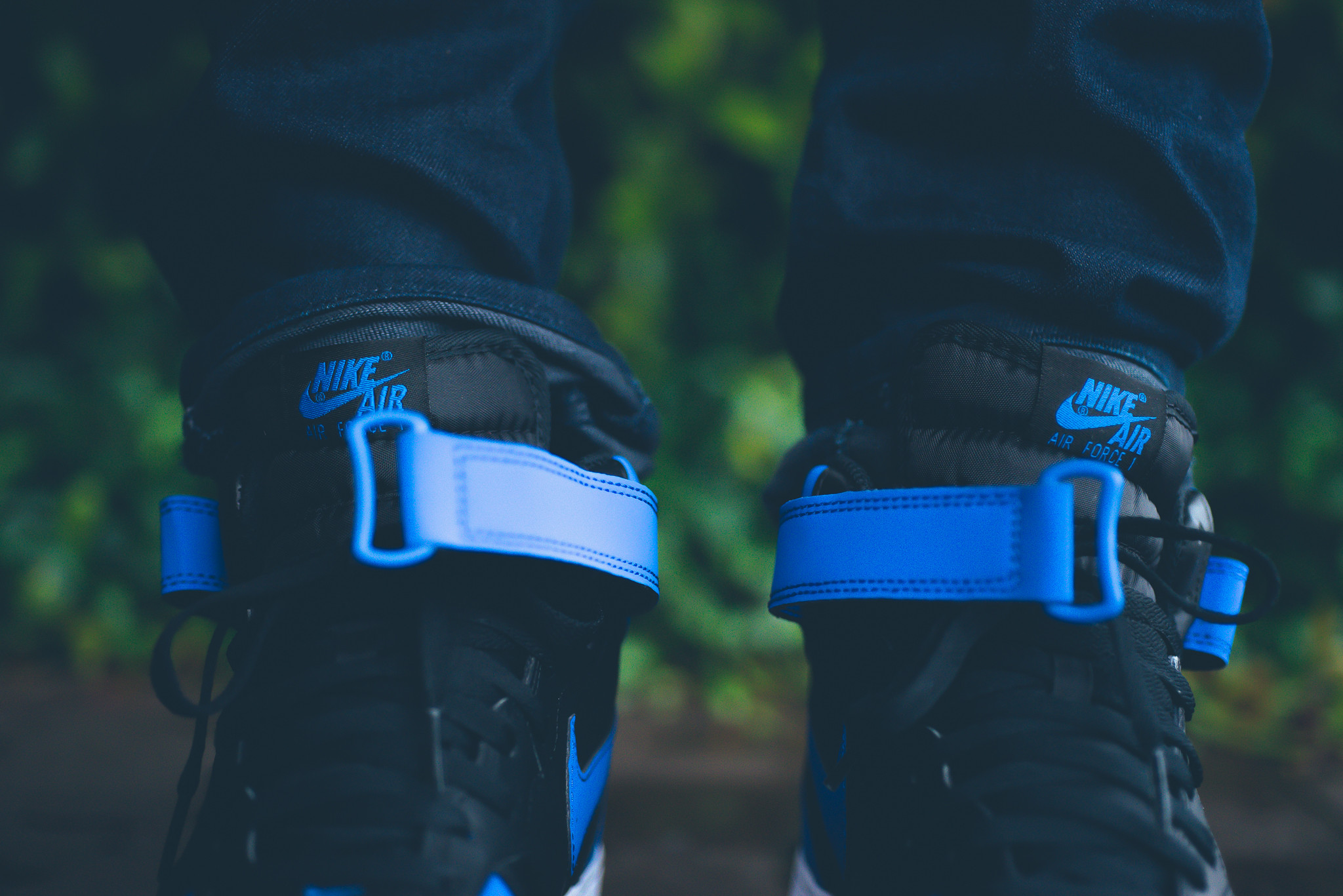 nike air force 1 mid 07 blue
