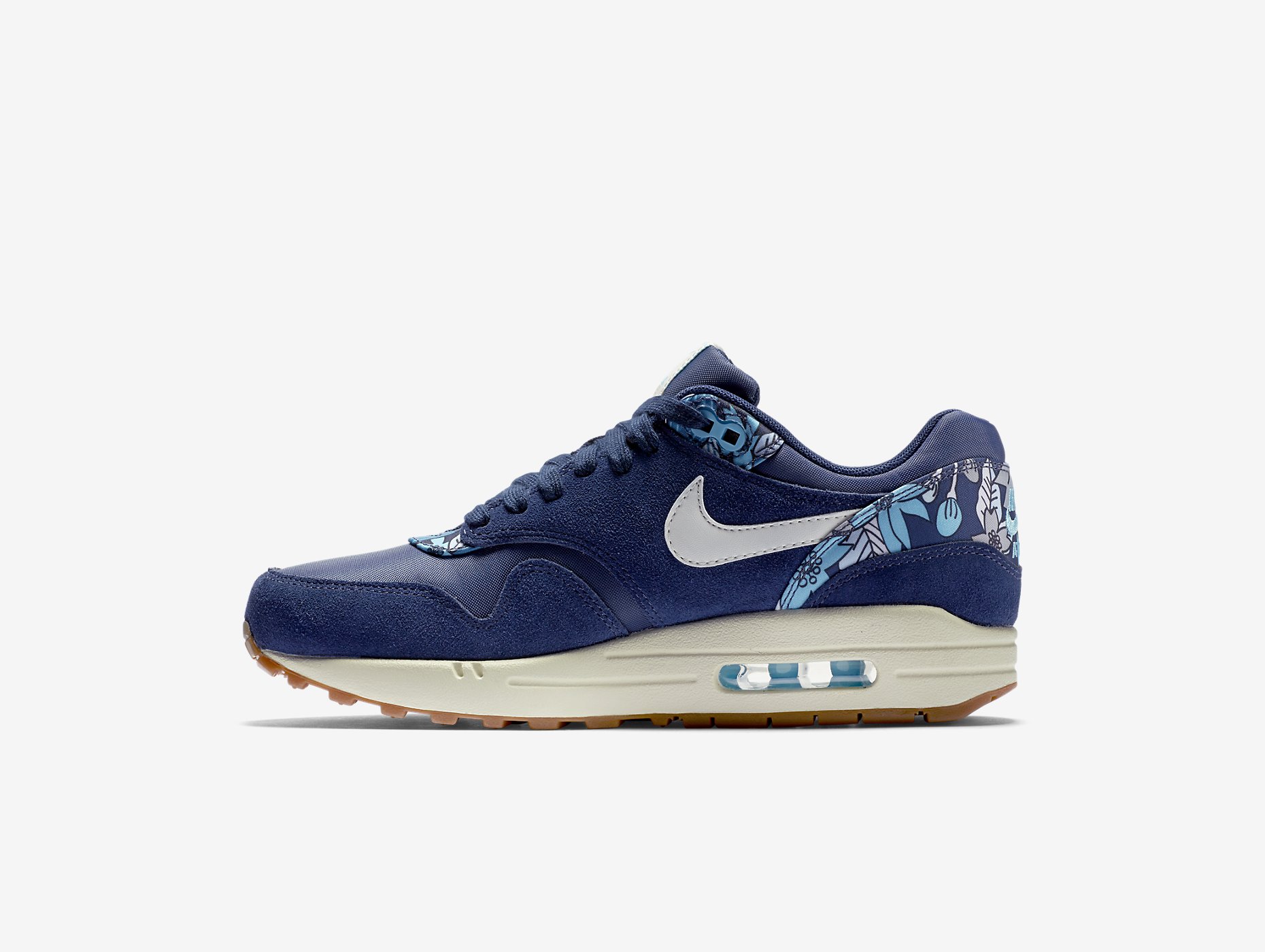 nike air max 1 navy white