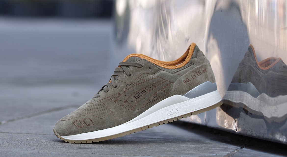 asics gel lyte iii olive canvas