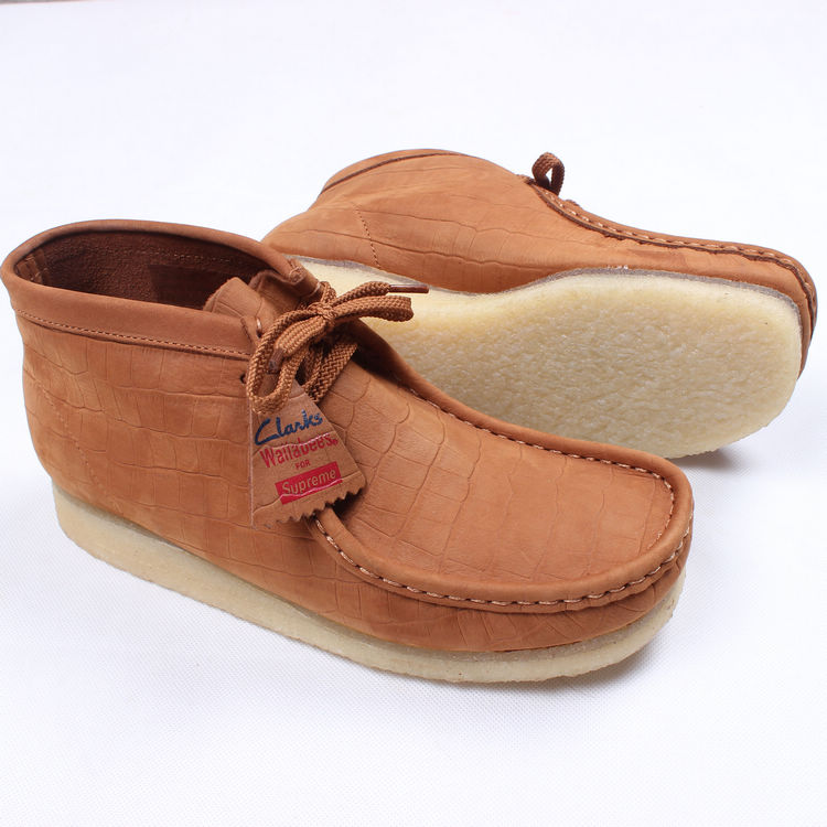 supreme clarks wallabees