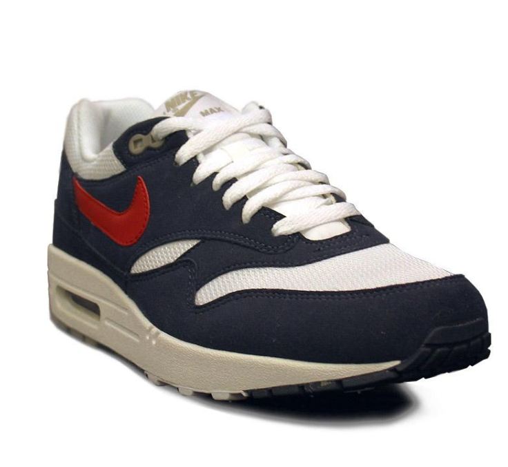 air max 1 white navy red