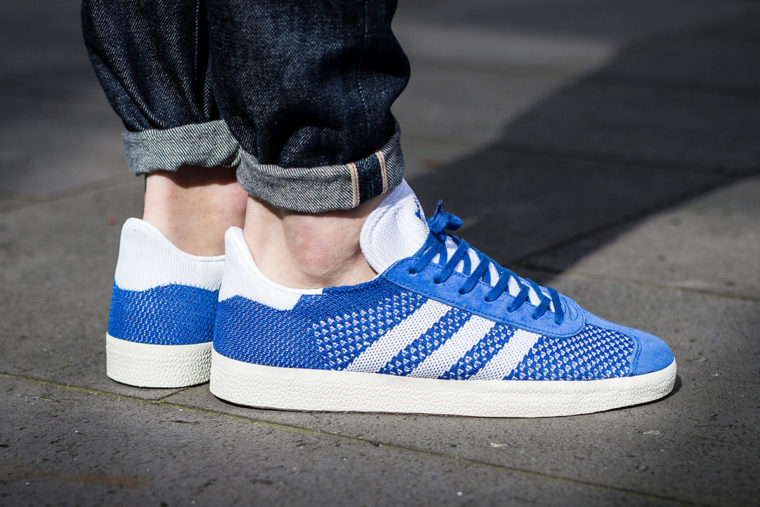 adidas gazelle primeknit bleu