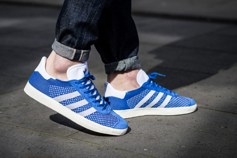 adidas gazelle primeknit bleu