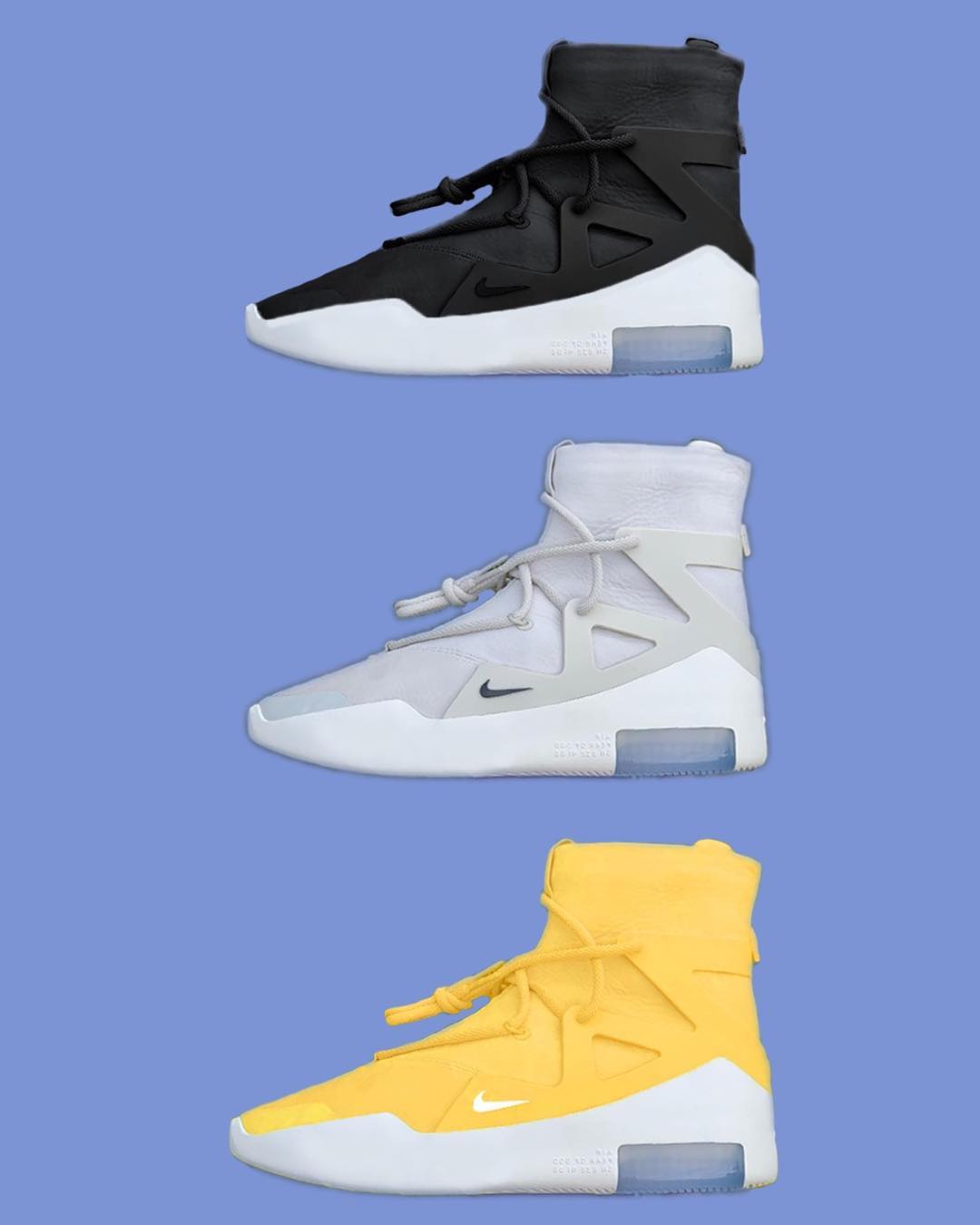 nike fear of god colorways