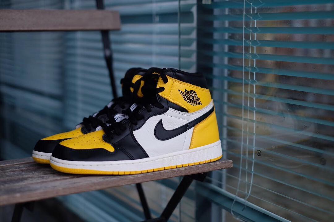 Rend bind Udlevering The Air Jordan 1 High Yellow Toe will be available this summer