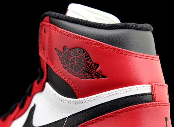white and red jordan 1 high