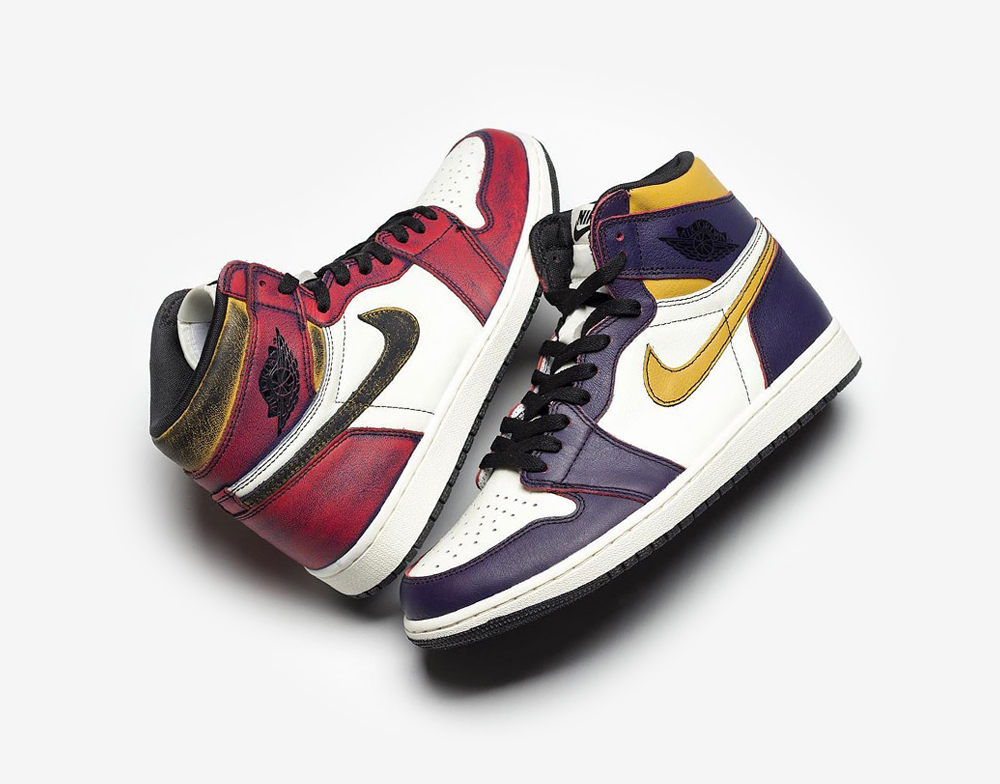 nike blanche scratch jordan