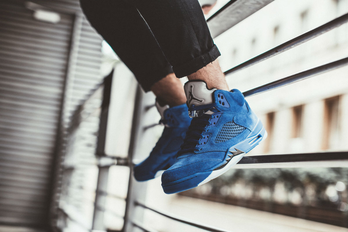 jordan 5 bleu