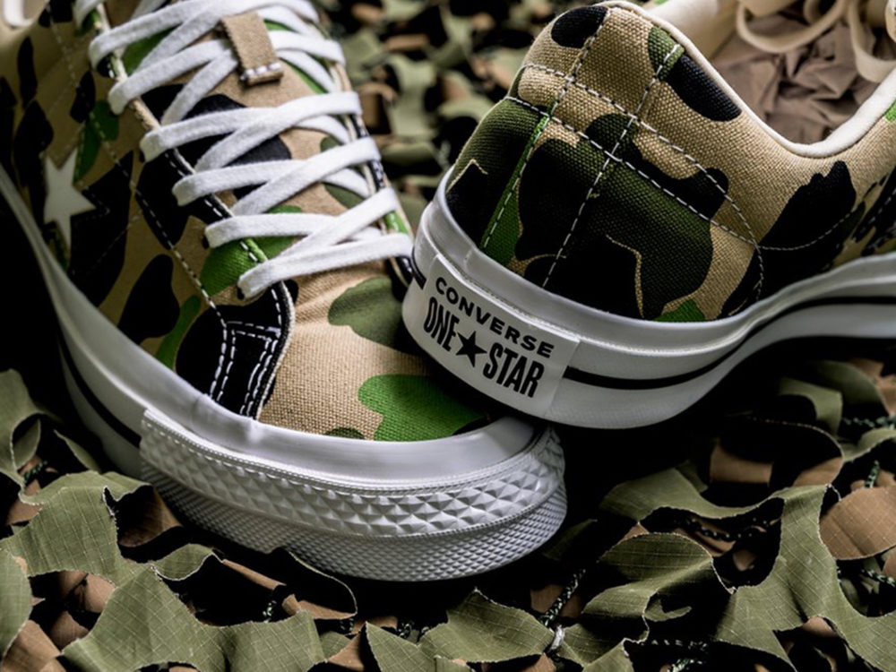 converse one star camouflage