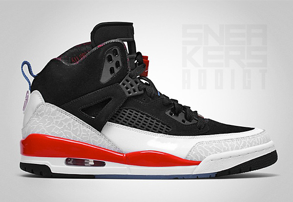 jordan spizike blanche