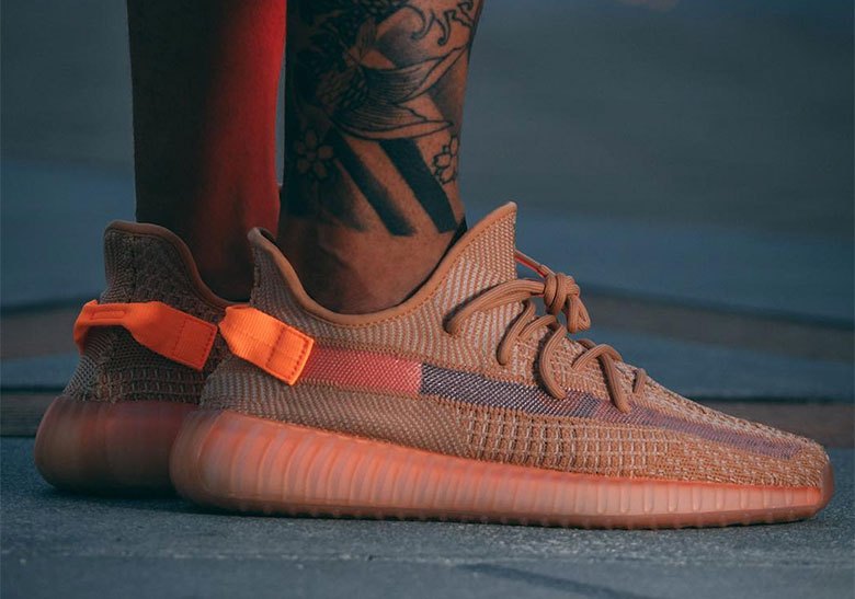 yeezy grey and peach