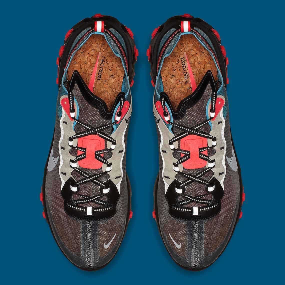 nike react element 87 black and red