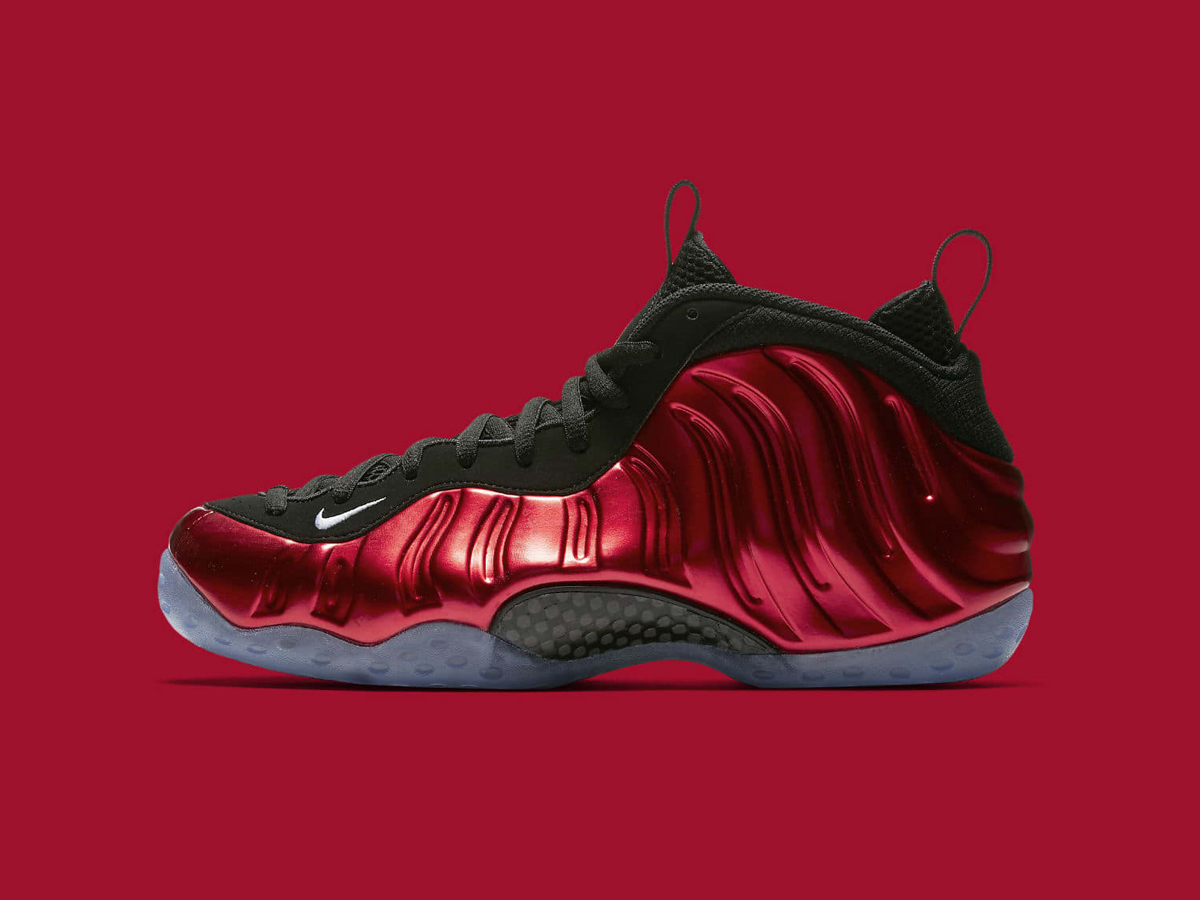 nike foamposite red