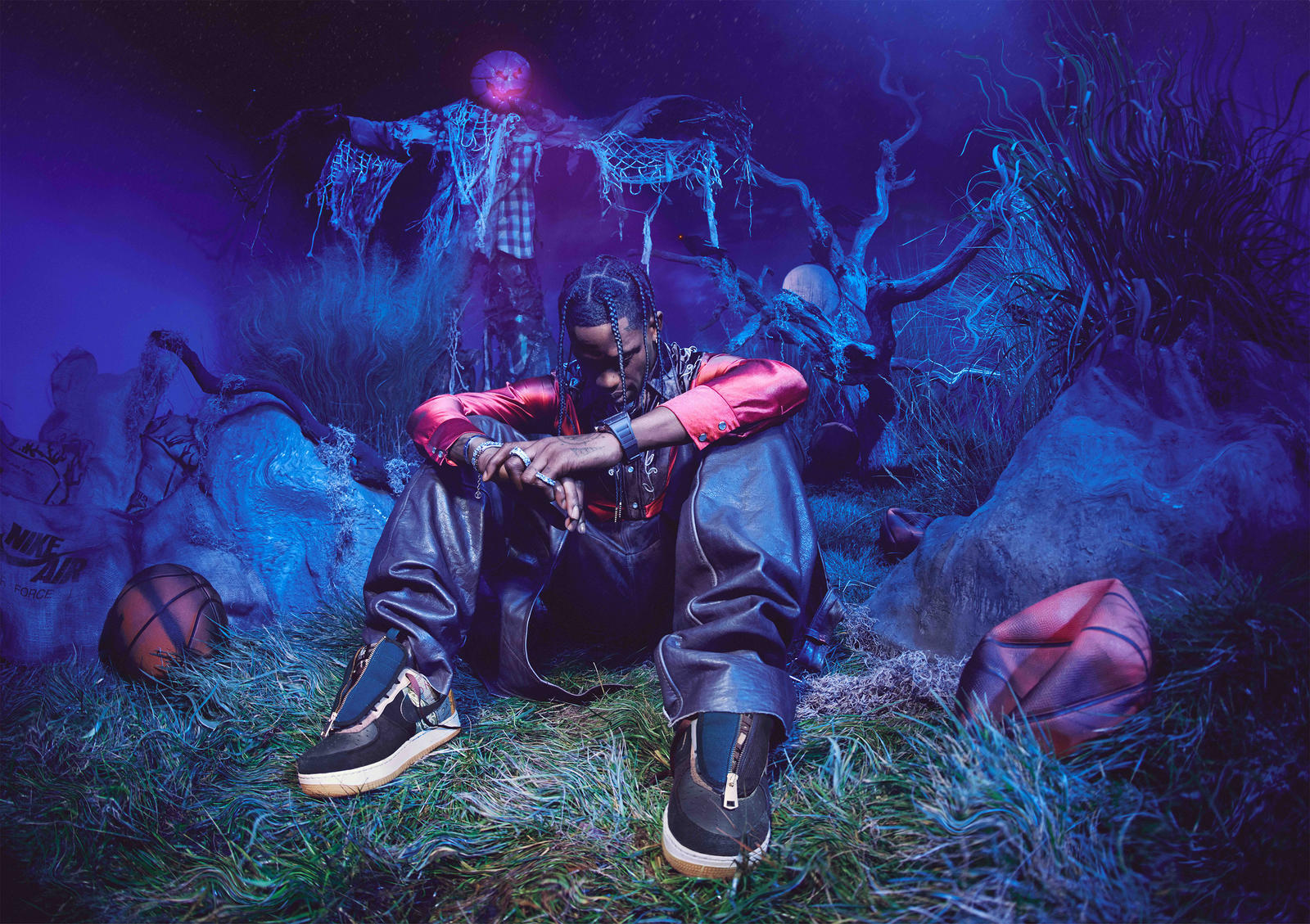 Travis Scott Presente Officiellement La Nike Air Force 1 X Cactus Jack Wave