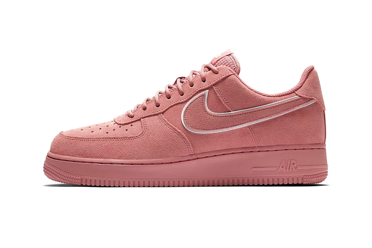 air force suede rose