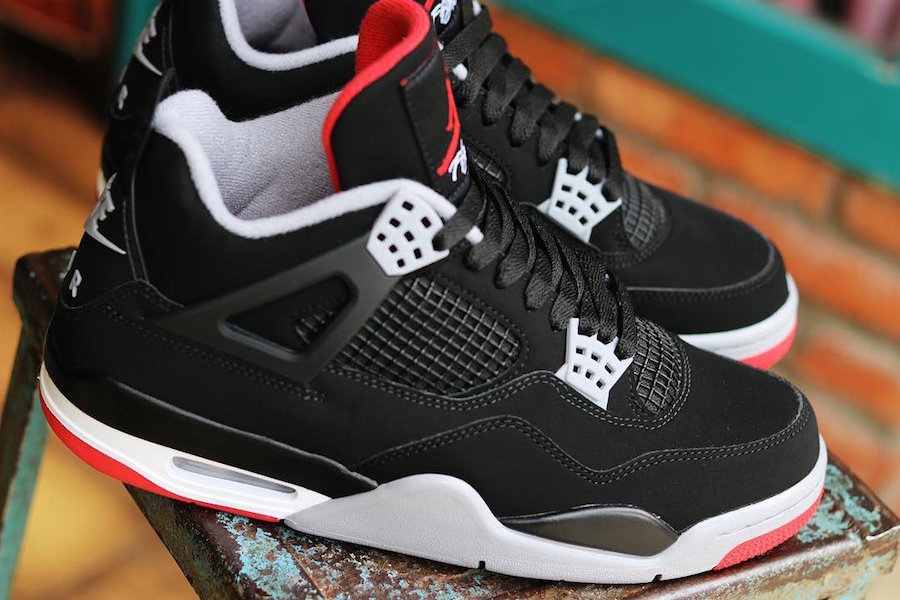 black jordan 4 bred