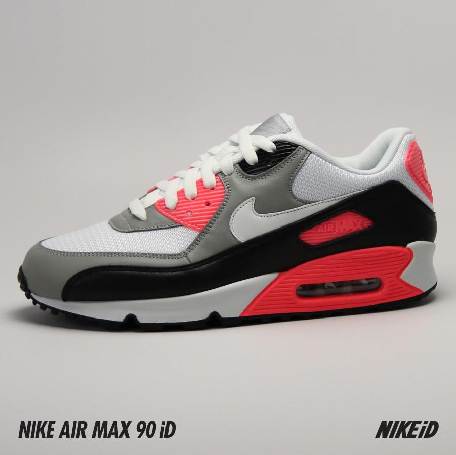 Nike Air Max 90 ID : Infrared options 