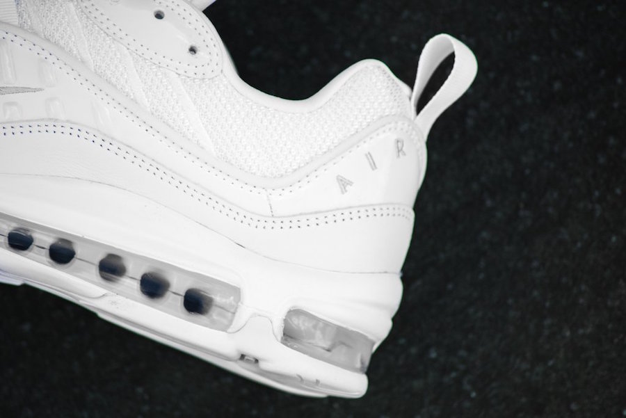 Nike Air Max 98 Triple White Release Date Wave