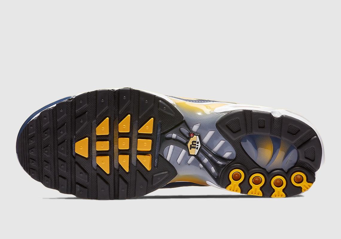 nike air max plus wave grid yellow