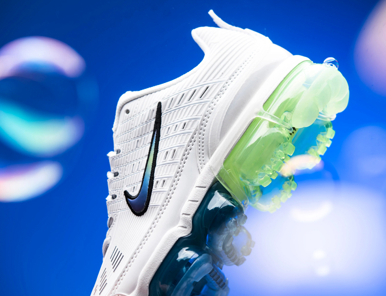 vapormax noir bulle transparente