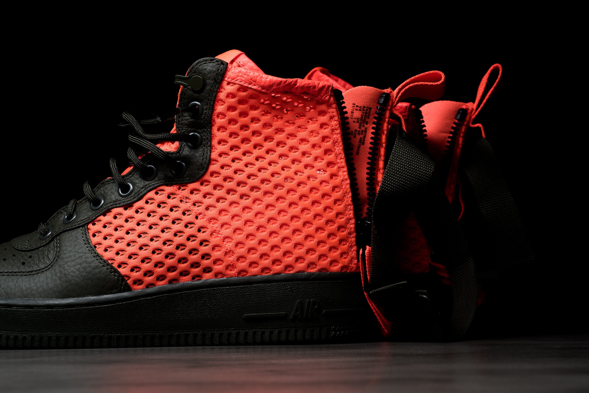 Nike SF AF1 MID QS Total Crimson | WAVE®