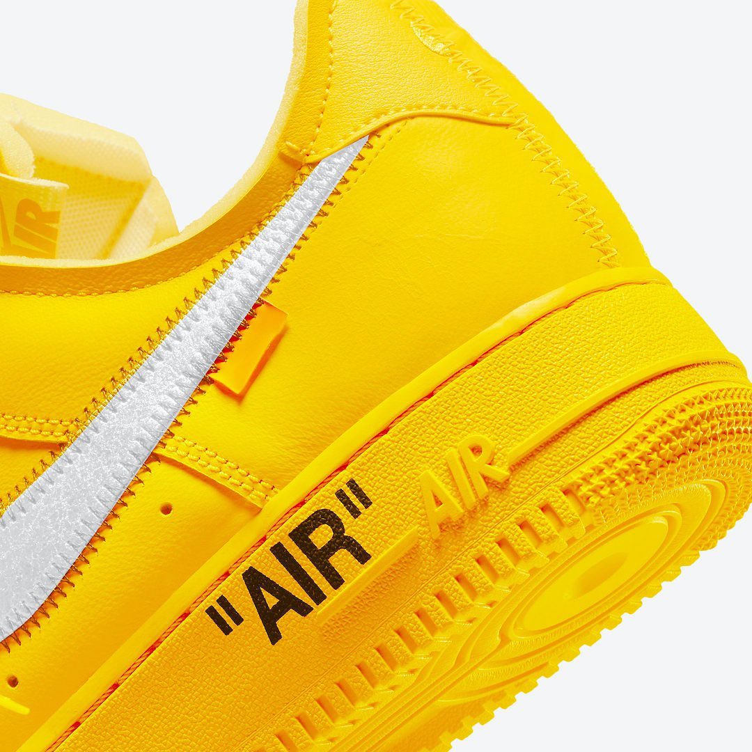 nike off white jaune fluo
