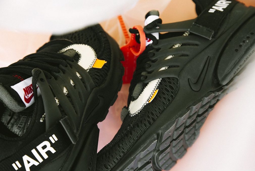 nike air presto off white noir