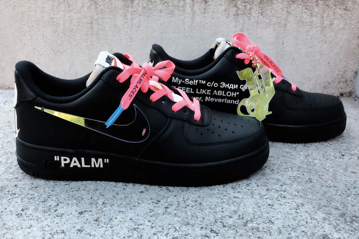 custom off white air forces