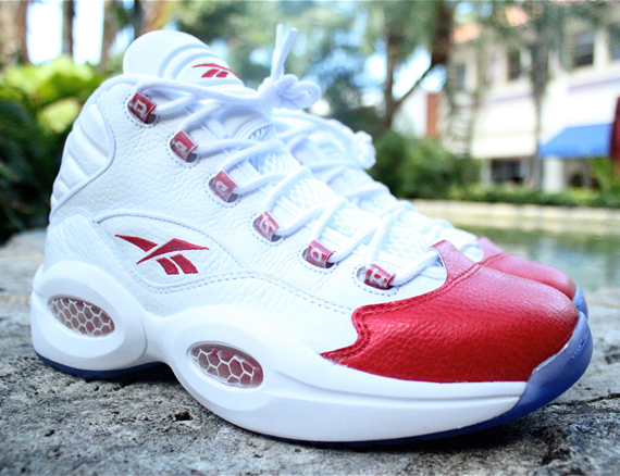 reebok question pearlized red