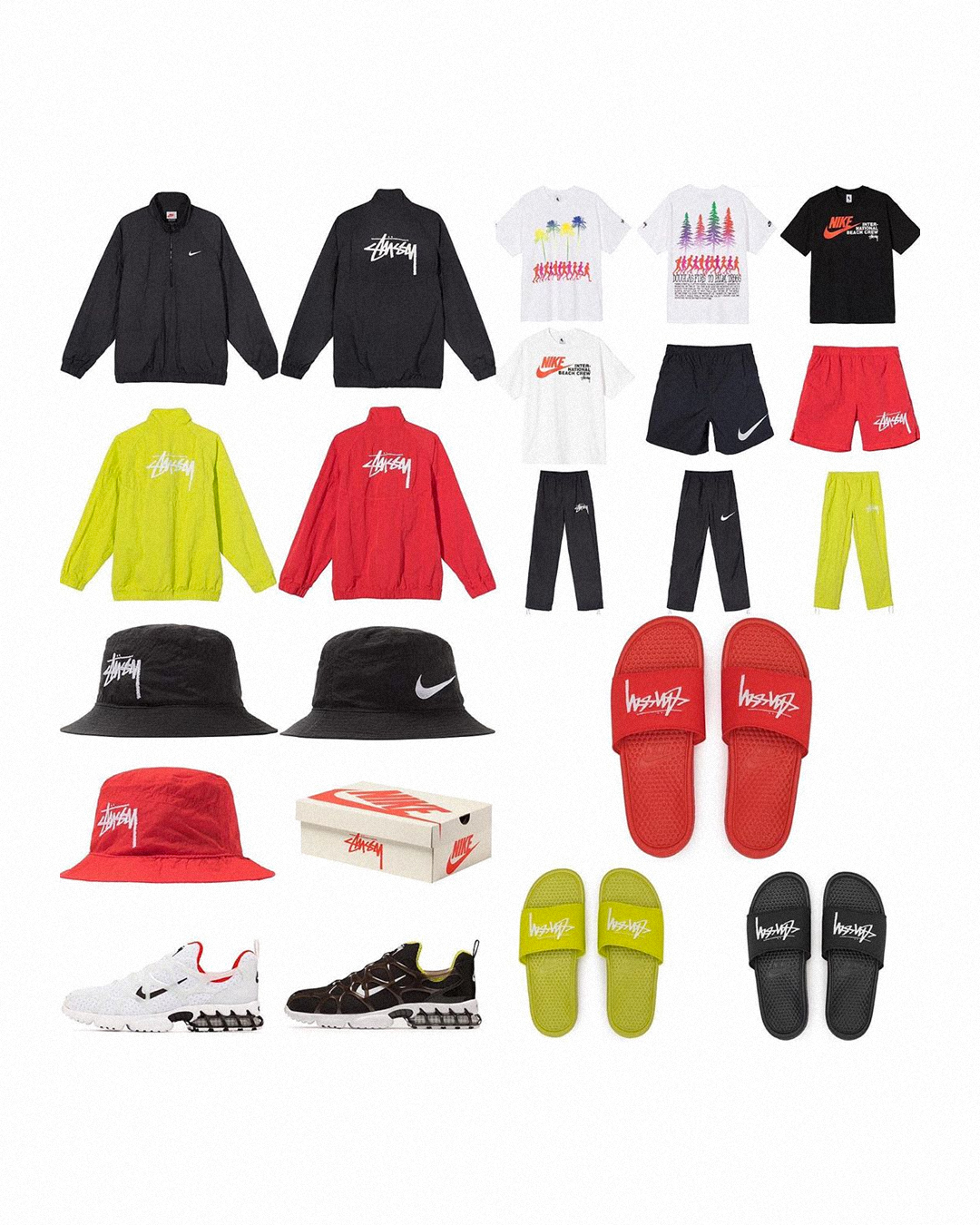 claquette nike x stussy