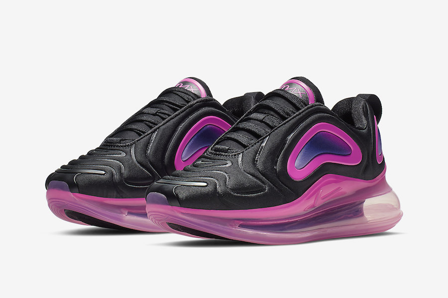 Une Nike Air Max 720 Black Laser Pink 