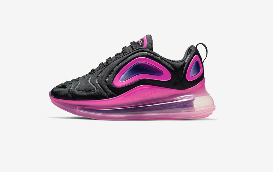 Une Nike Air Max 720 Black Laser Pink 