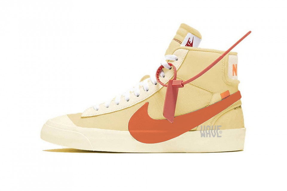 nike off white blazer mid vanilla