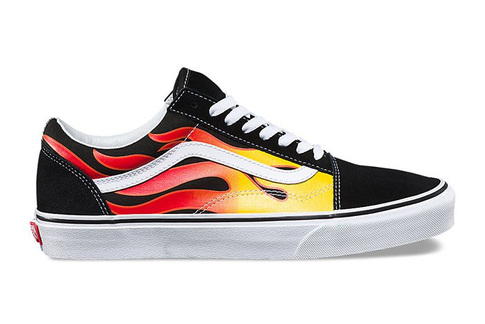 vans with fire