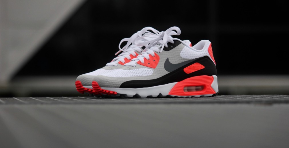 Air Max 90 Ultra Essential OG Infrared White/ CoolGrey