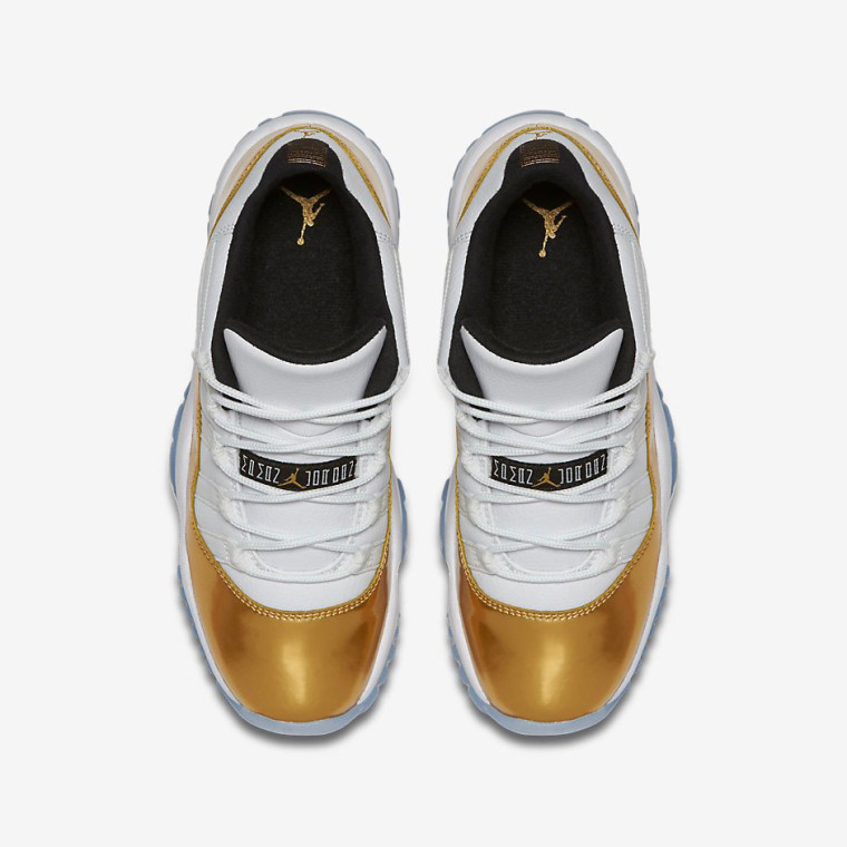 Air Jordan 11 Low Metallic Gold