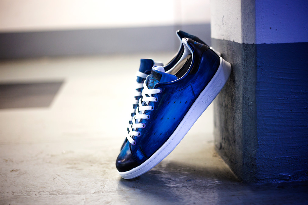 Florence-Monteil-Patine-cuir-adidas-stan-smith-custom-blue-02