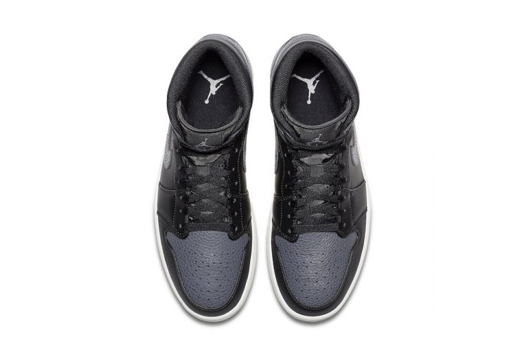 Air Jordan 1 Mid Tumbled Leather