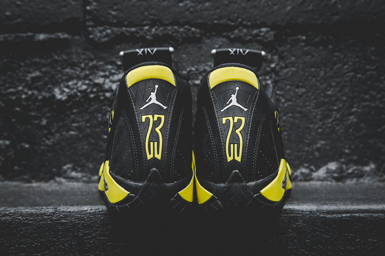 jordan 14 retro noir et jaune