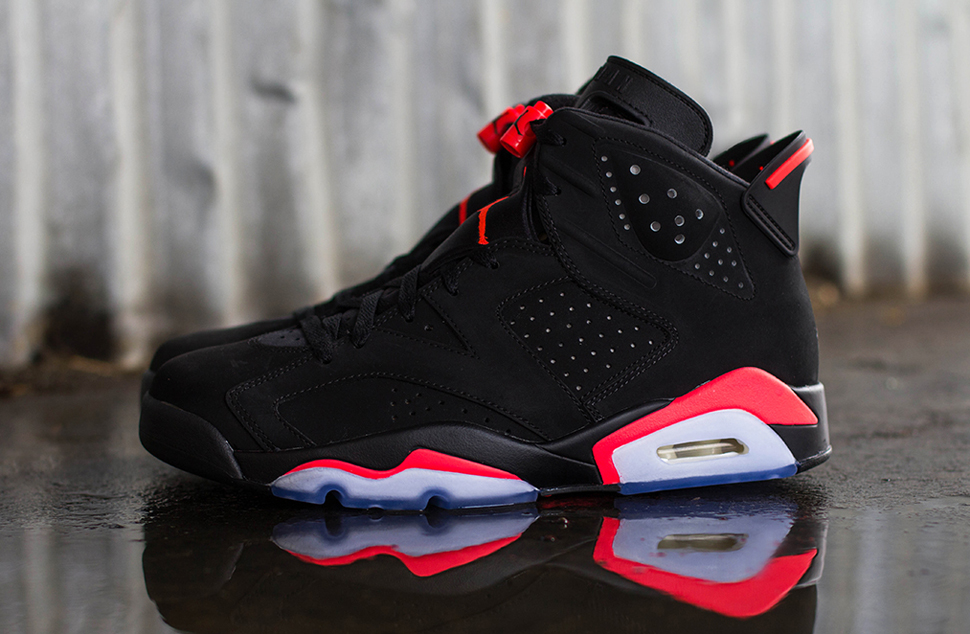 Jordan retro 6 store noir et rouge