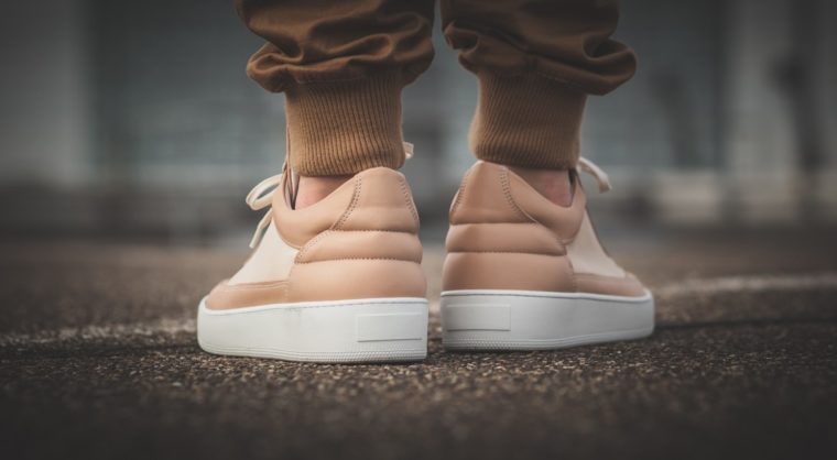 Filling Pieces Low Top Woven Front Beige