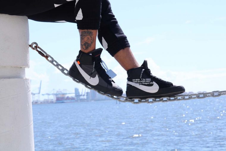 Nike x Off White Blazer Mid "Spooky Pack" : On Feet