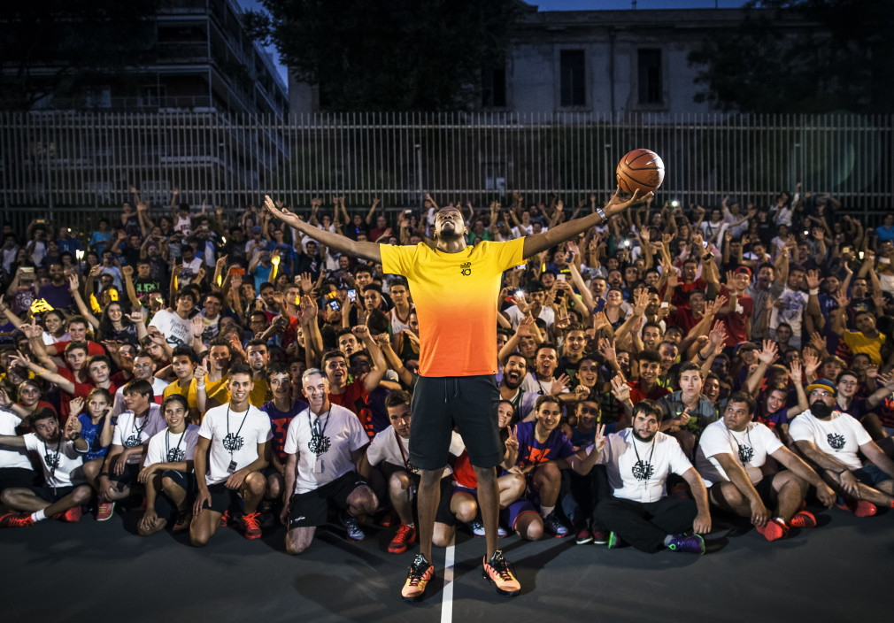 KEVIN DURANT EUROPE MULTI-COUNTRY TOUR - DAY 2, MADRID, SEPTEMBER  5