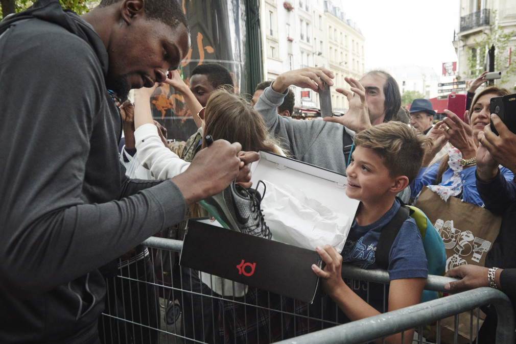 KEVIN DURANT EUROPE MULTI-COUNTRY Tour DAY 4, PARIS, SEPTEMBER 7
