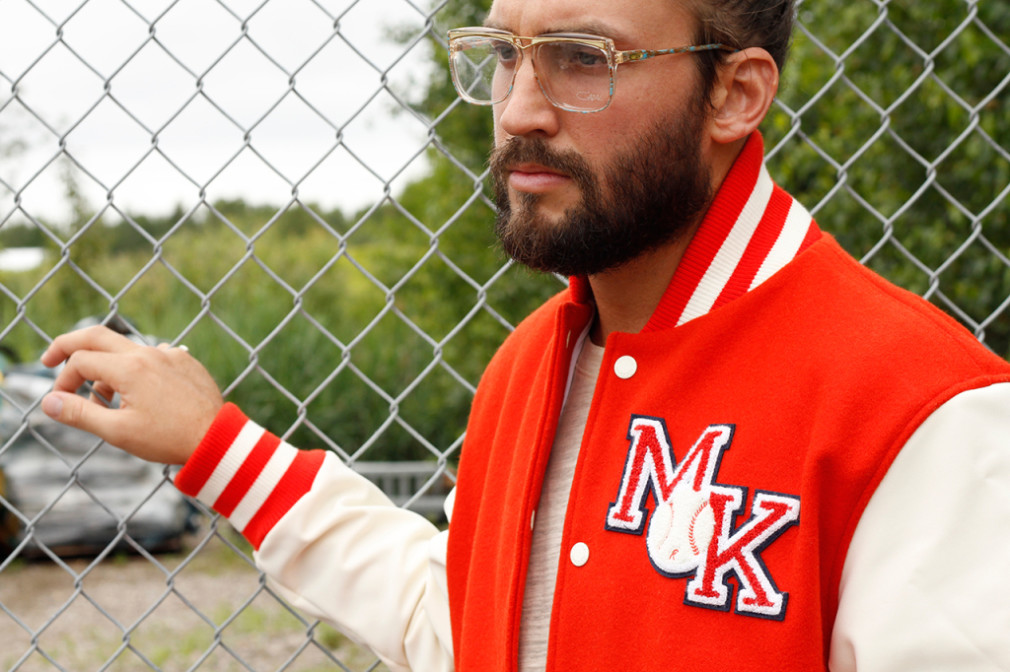 Maison Kitsune  Automne:Hiver 2015 -  Baseball Jacket
