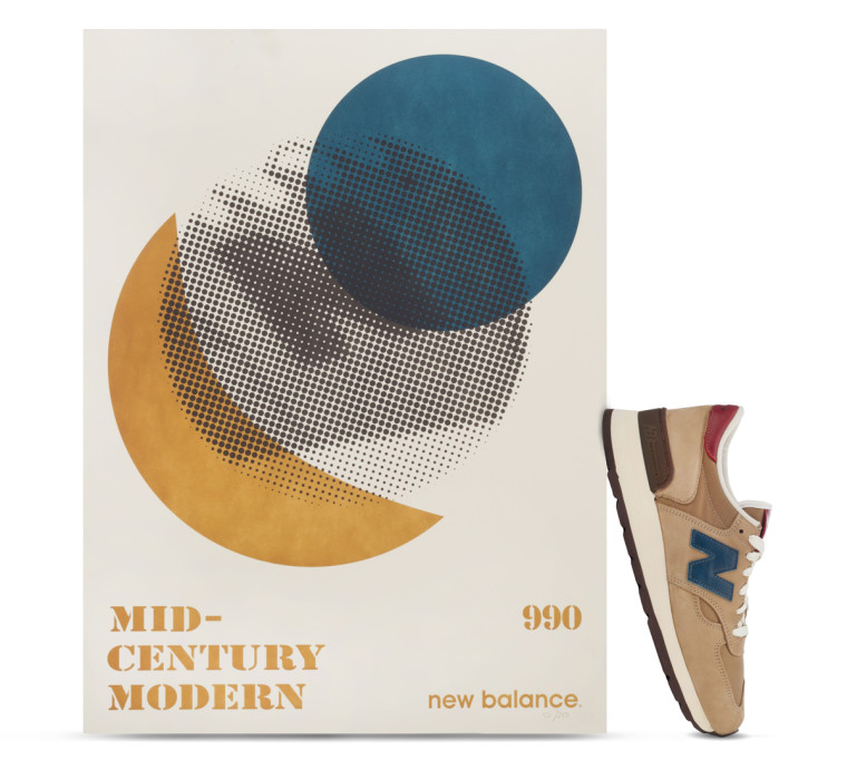 New Balance Made In USA M990DAN Distinct Mid-Century Modern pack Tan : Navy : Burgundy