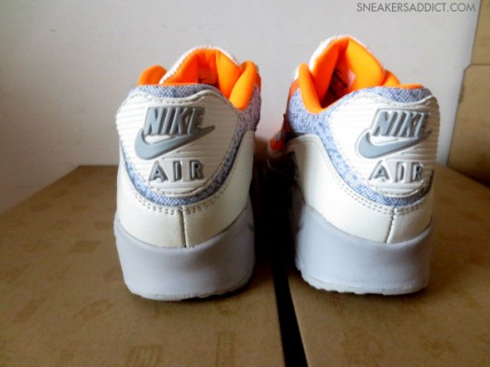 Nike Air Max 90 Orange White Specked Grey 5